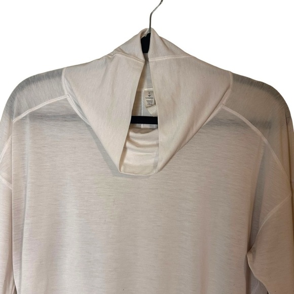 Lululemon Womens Long Sleeve Mock Neck Tie Back Shirt - Picture 3 of 7